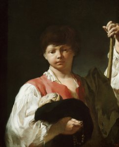 乞食少年 (若い巡礼者) 作： Giovanni Battista Piazzetta