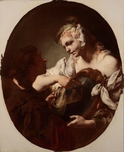 魔法の鏡 作： Giovanni Battista Piazzetta