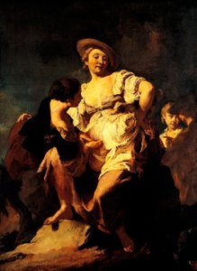 占い師 作： Giovanni Battista Piazzetta
