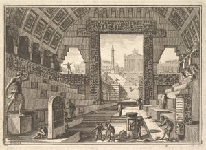 エジプト様式とギリシア様式で建てられた古代の学校