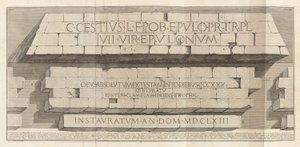 アンチチット？ romane (古代ローマ)、巻。 Ⅲ 作： Giovanni Battista Piranesi