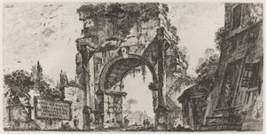 ドルススの凱旋門 作： Giovanni Battista Piranesi
