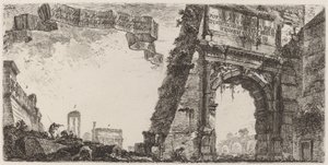 ティトゥスの凱旋門 作： Giovanni Battista Piranesi