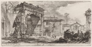 アンコーナのトラヤヌスの凱旋門 作： Giovanni Battista Piranesi