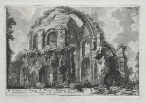 ミネルバ メディカ神殿の残骸 作： Giovanni Battista Piranesi