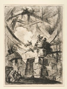 Carceri, IX: The Giant Wheel 作： Giovanni Battista Piranesi
