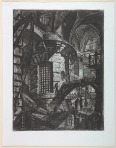 監獄シリーズ プレートⅢ 作： Giovanni Battista Piranesi