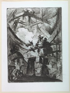 Carceri シリーズ、プレート IX 作： Giovanni Battista Piranesi