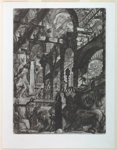 Carceri シリーズ、プレート V 作： Giovanni Battista Piranesi