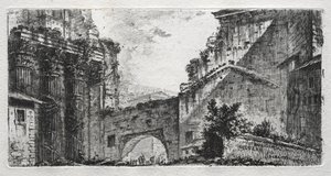 アウグストゥスのフォーラム。 作： Giovanni Battista Piranesi