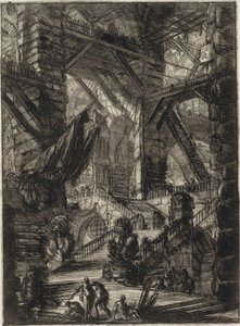 シリーズTheImaginaryPrisonsから 作： Giovanni Battista Piranesi