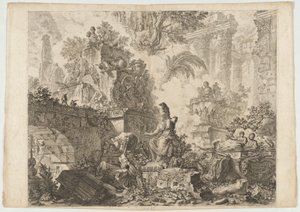 口絵、ミネルバ像 作： Giovanni Battista Piranesi