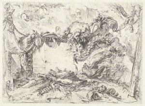 モニュメントタブレット デコラティブ・ウィムズ（旧シリーズ名） グロテスク（シリーズタイトル） 作： Giovanni Battista Piranesi