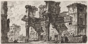 ネルバのフォーラムの一部 作： Giovanni Battista Piranesi