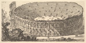 プレート25：ヴェローナの円形劇場ヴェローナの円形劇場、約1748年。 作： Giovanni Battista Piranesi