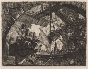投射台上の囚人 作： Giovanni Battista Piranesi