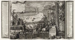 Scenographia Campi Martii、古代ローマのキャンパス マルティウスのページ