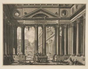 Le Antichit の第 IV 巻の 2 番目の口絵? ロマーヌ 作： Giovanni Battista Piranesi