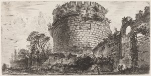Capo di Boveとして知られるMetellaの墓所 作： Giovanni Battista Piranesi