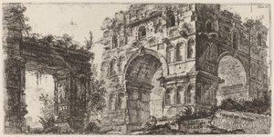 ディアナ神殿 作： Giovanni Battista Piranesi