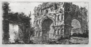 ディアナ神殿 作： Giovanni Battista Piranesi