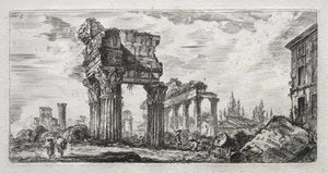 木星の雷の神殿。 作： Giovanni Battista Piranesi