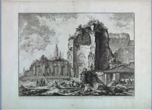 ローマのヴィーナス神殿 作： Giovanni Battista Piranesi