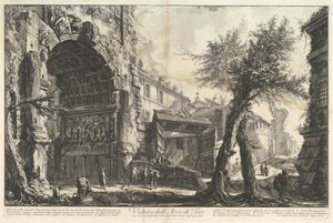 ティトゥスのアーチティトゥスのアーチの眺め1760。 作： Giovanni Battista Piranesi