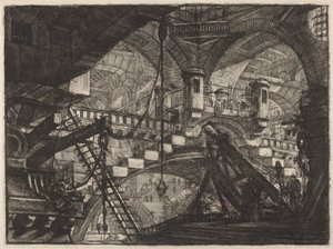 貝殻飾りのアーチ 作： Giovanni Battista Piranesi