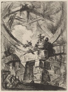 巨大な車輪 作： Giovanni Battista Piranesi