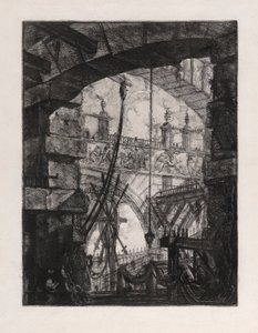 大広場、Carceri d のプレート 4 作： Giovanni Battista Piranesi
