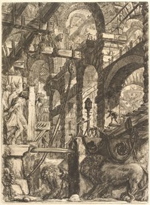 ライオンのレリーフ 作： Giovanni Battista Piranesi