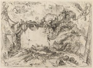 モニュメンタルタブレット 作： Giovanni Battista Piranesi