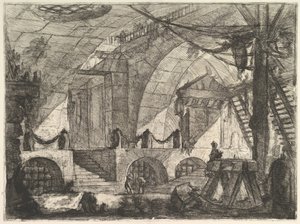 カルセリdinvenzione Imaginary Prisons、ca。 1749-50。 作： Giovanni Battista Piranesi