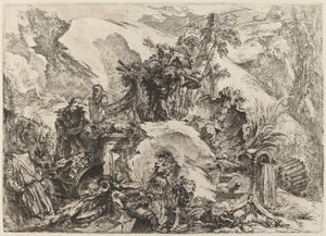 スケルトン 作： Giovanni Battista Piranesi