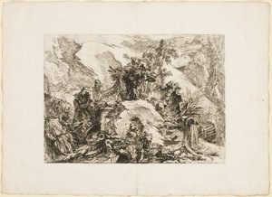 スケルトン 作： Giovanni Battista Piranesi