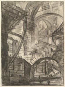Carceri dinvenzione Imaginary Prisons、ca。 1749-50。 作： Giovanni Battista Piranesi