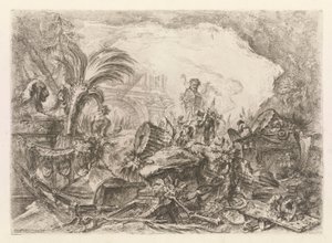 Grotteschi (Grotesques) の凱旋門 作： Giovanni Battista Piranesi