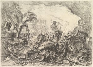 グロテスキグロテスクからの凱旋門1748年。 作： Giovanni Battista Piranesi