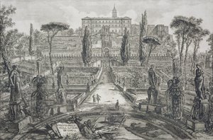 チボリのヴィラデステ 作： Giovanni Battista Piranesi