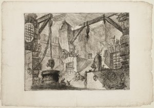 The Well、Imaginary Prisons のプレート 13 作： Giovanni Battista Piranesi