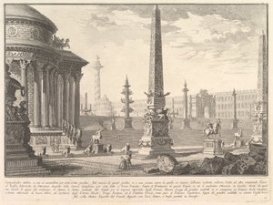 古代の国会議事堂は、約100段上昇しました。 。 。カンピドリオアリ...、ca。 1750。 作： Giovanni Battista Piranesi