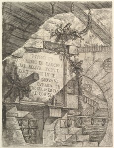 タイトルページ、Carceri dinvenzione Imaginary Prisons、ca。 1749-50。