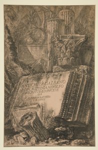 タイトル ページ: Antichit? d 作： Giovanni Battista Piranesi
