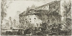 スキピオスの墓、「凱旋門と他のアーチのいくつかの眺め」のプレート 18 作： Giovanni Battista Piranesi
