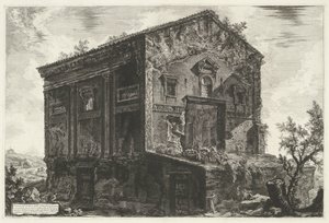 Tombe van Aspasia Annia Regilla te Rome カメネ神殿の眺め (オブジェクトのタイトル) Gezichten op Rome (シリーズタイトル) Giambattista Piranesi の建築家 Ve(nez)iano によって描かれ彫刻されたローマの景色 (シリーズ タイトル) 作： Giovanni Battista Piranesi