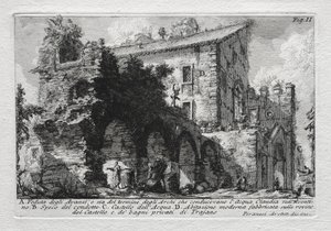 Avanzi のビュー、または Acqua Giulia につながる Arches の終わりの両方 作： Giovanni Battista Piranesi