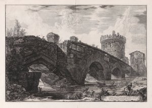 l のルガーノ橋の眺め 作： Giovanni Battista Piranesi