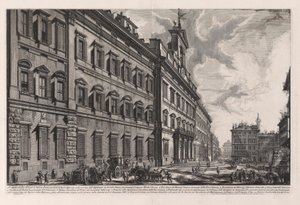 グラン クリア イノセンツィアーナの眺め 作： Giovanni Battista Piranesi