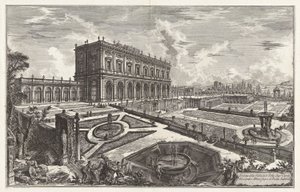 ヴィラデルの眺め 作： Giovanni Battista Piranesi